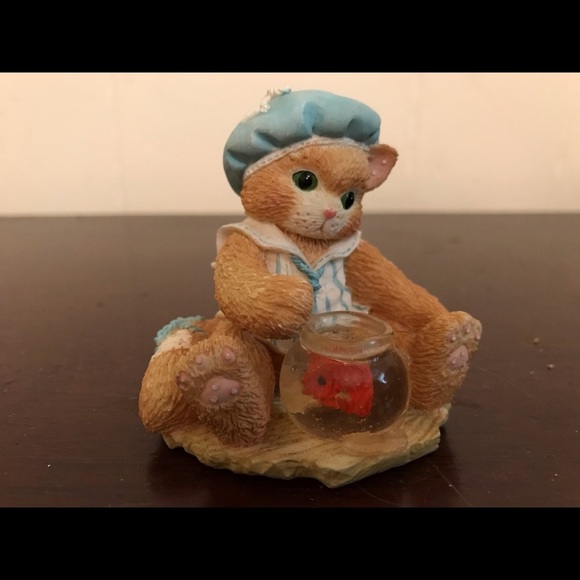 Enesco Other - Bear with Goldfish, Priscilla Hellman